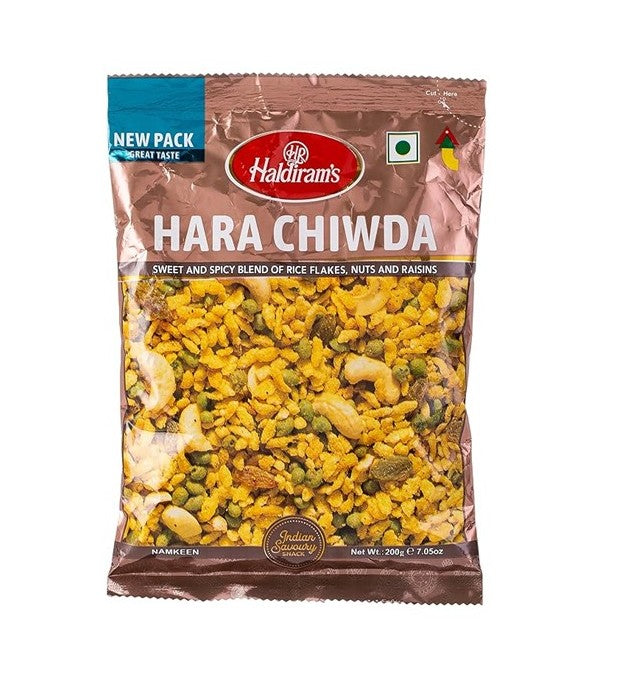 Haldirams Hara Chiwda - 200g